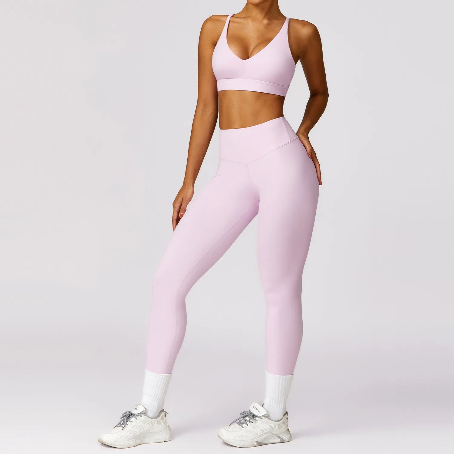 Ensemble Jade Fitness – Leggings et haut de fitness pour femme