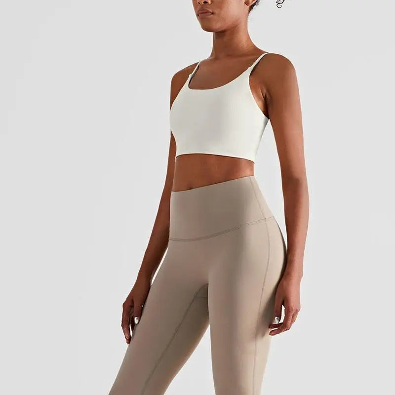 Brassière Fitness Mila – Top Respirant à Bretelles à Séchage Rapide