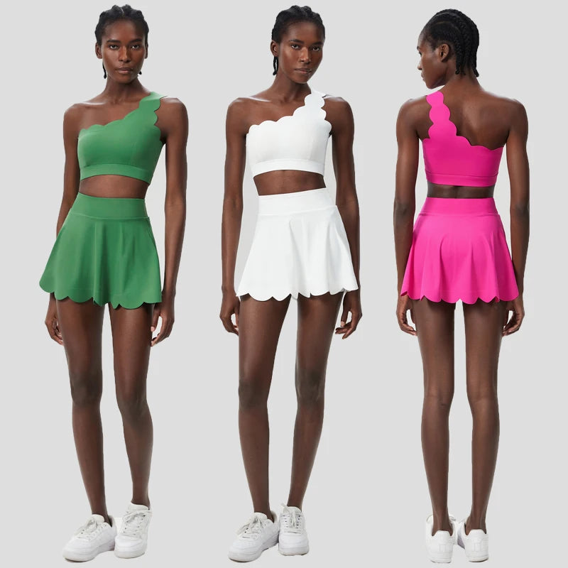 Ensemble Fitness Léa – Short et Top Respirant pour Femme
