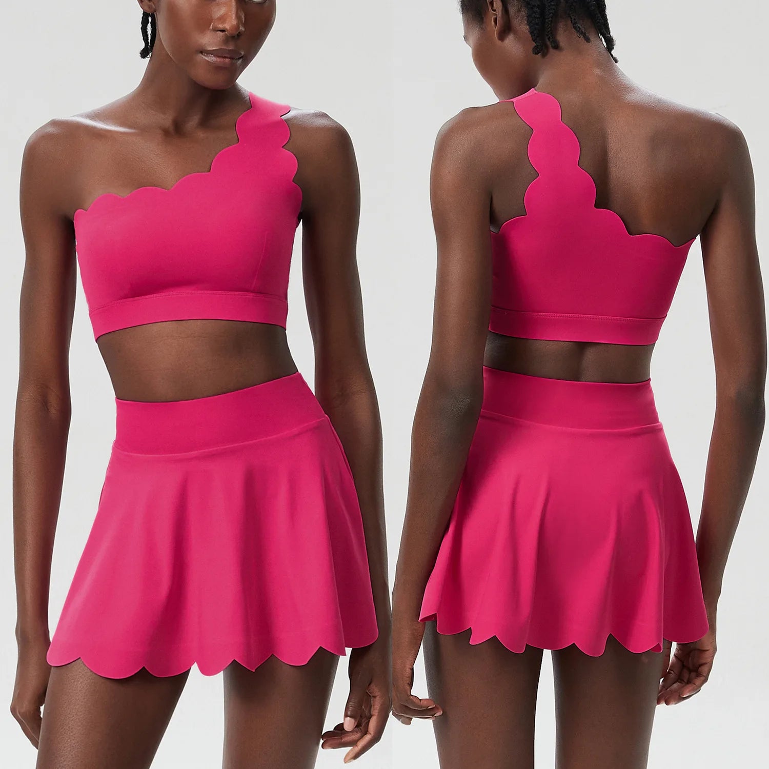 Ensemble Fitness Léa – Short et Top Respirant pour Femme