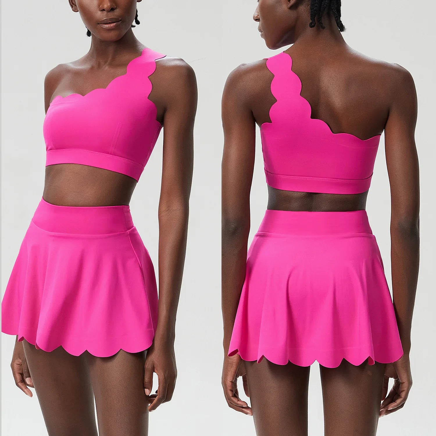 Ensemble Fitness Léa – Short et Top Respirant pour Femme
