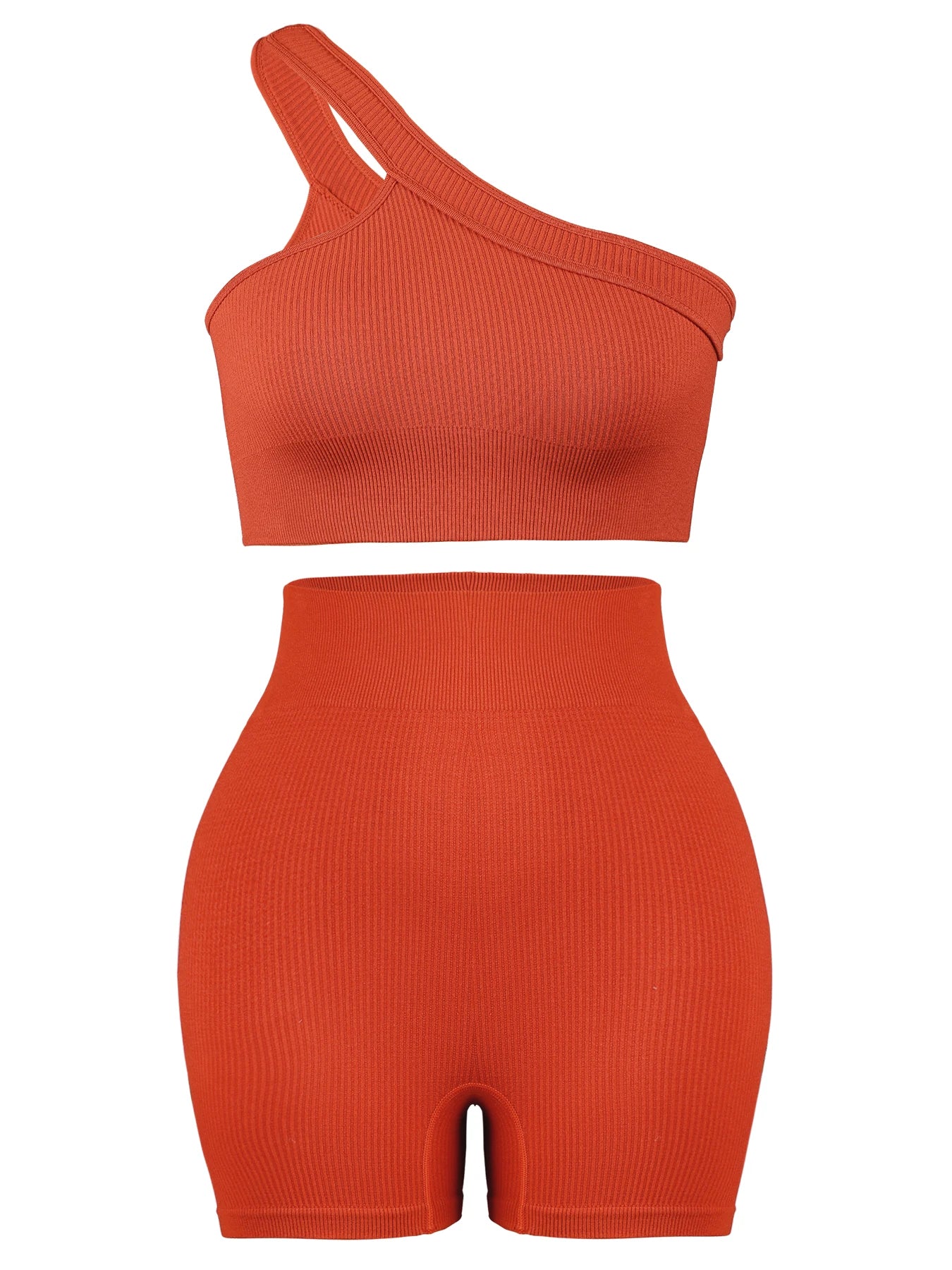 Ensemble Fitness Élina – Legging & Brassière Sans Coutures Côtelés
