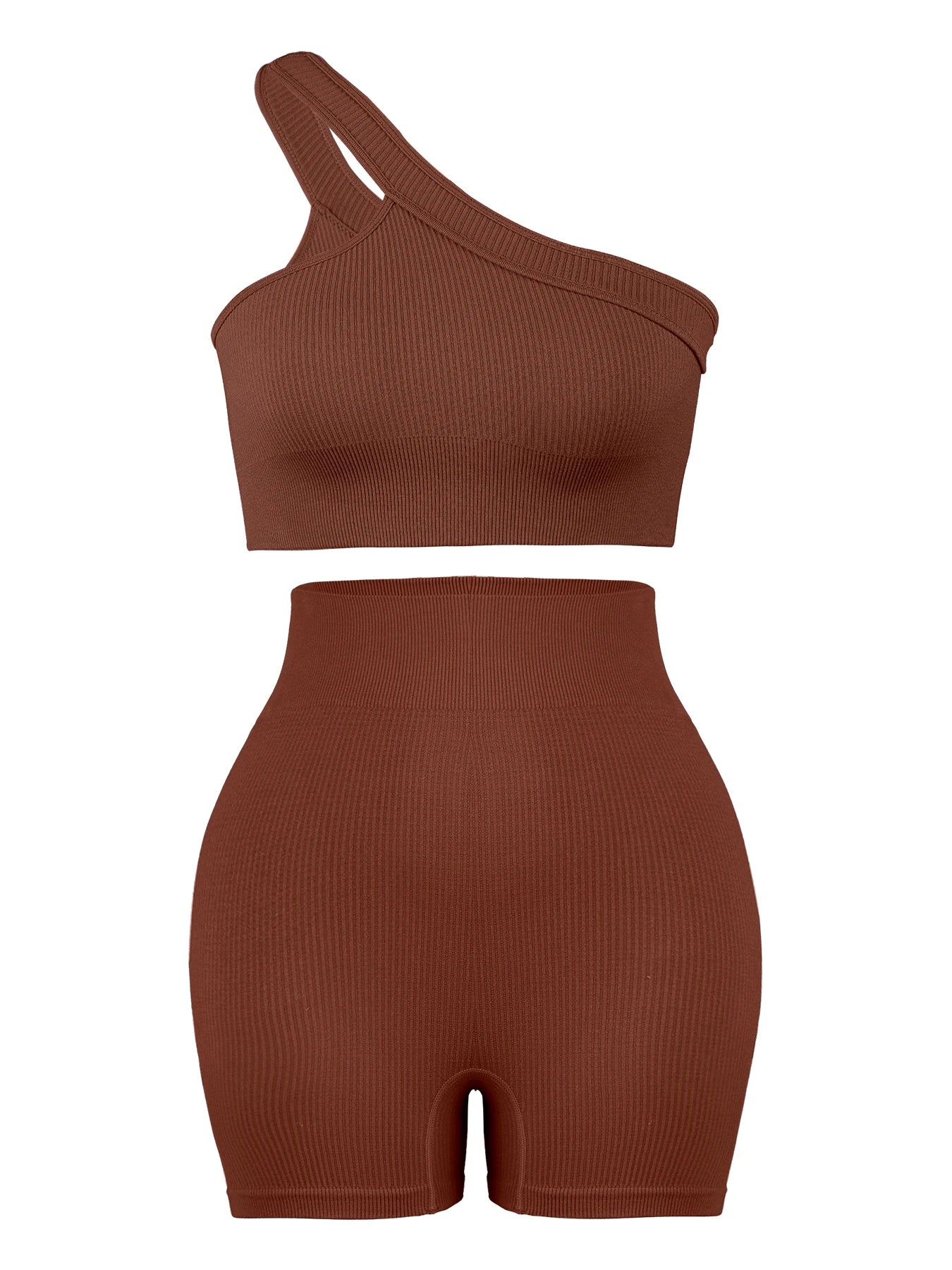 Ensemble Fitness Élina – Legging & Brassière Sans Coutures Côtelés