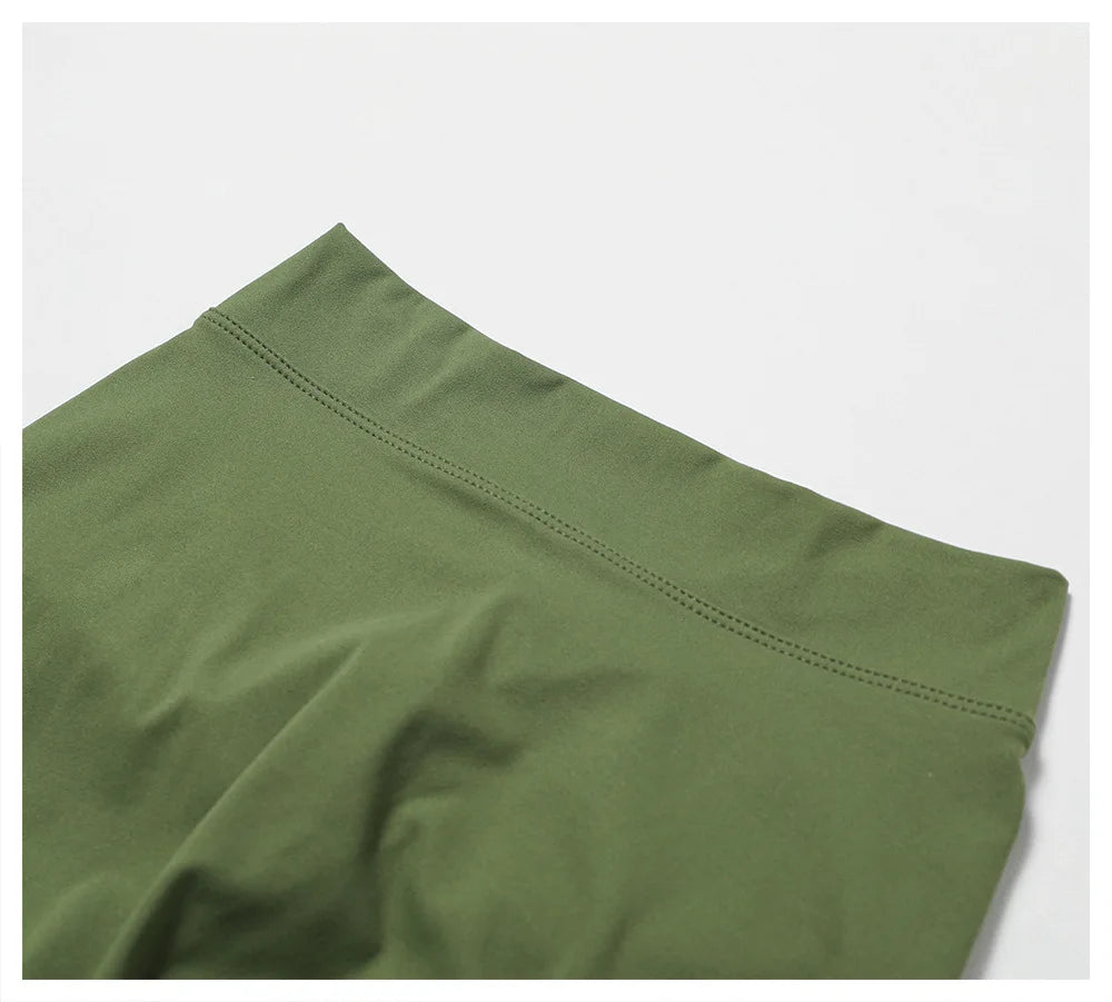 Short de Yoga Femme Taille Haute Push-Up Sans Coutures – Modèle Scrunch