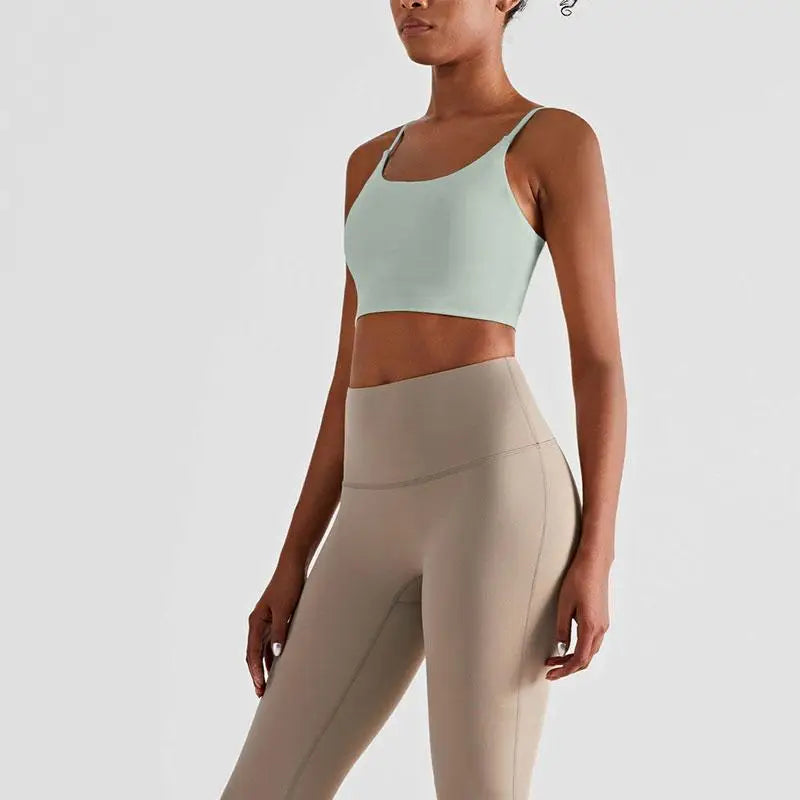 Brassière Fitness Mila – Top Respirant à Bretelles à Séchage Rapide