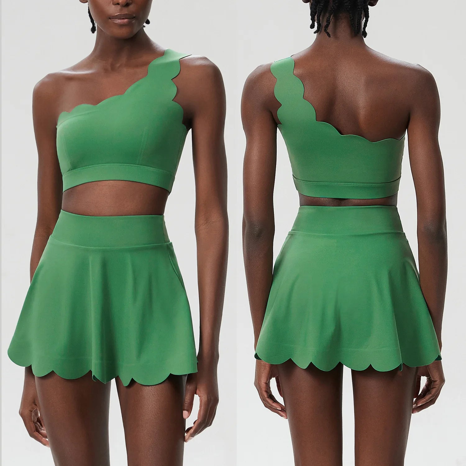 Ensemble Fitness Léa – Short et Top Respirant pour Femme