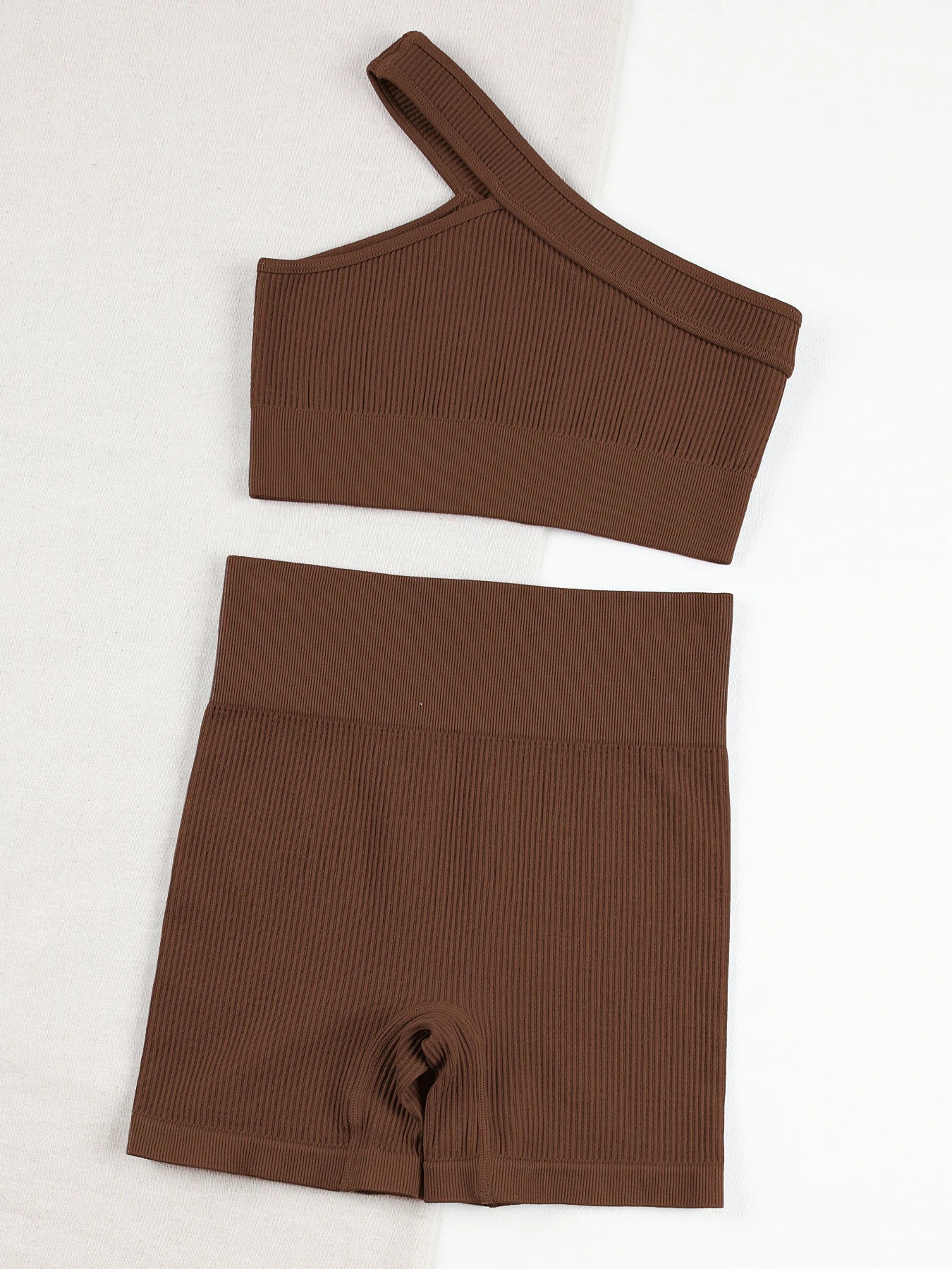 Ensemble Fitness Élina – Legging & Brassière Sans Coutures Côtelés
