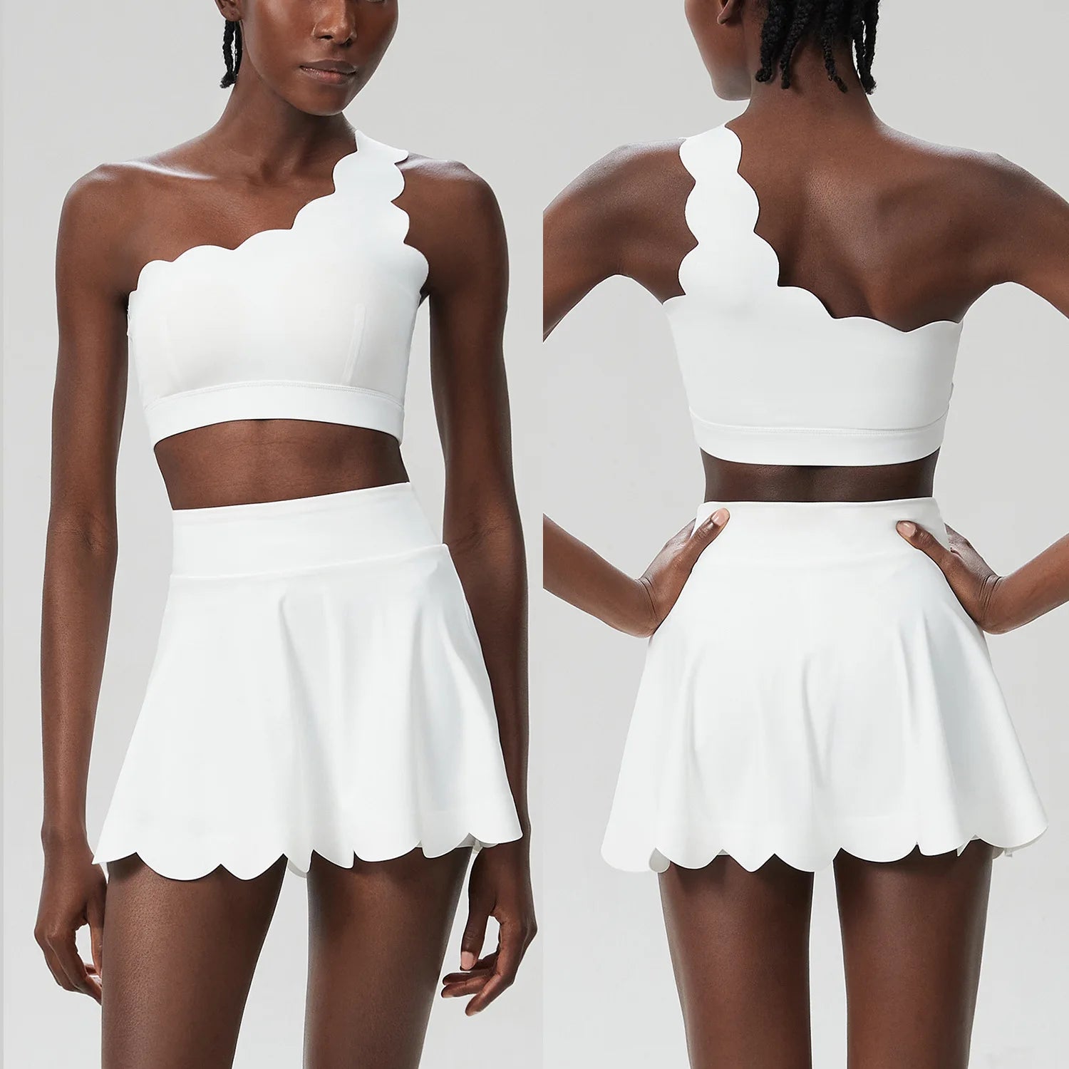 Ensemble Fitness Léa – Short et Top Respirant pour Femme