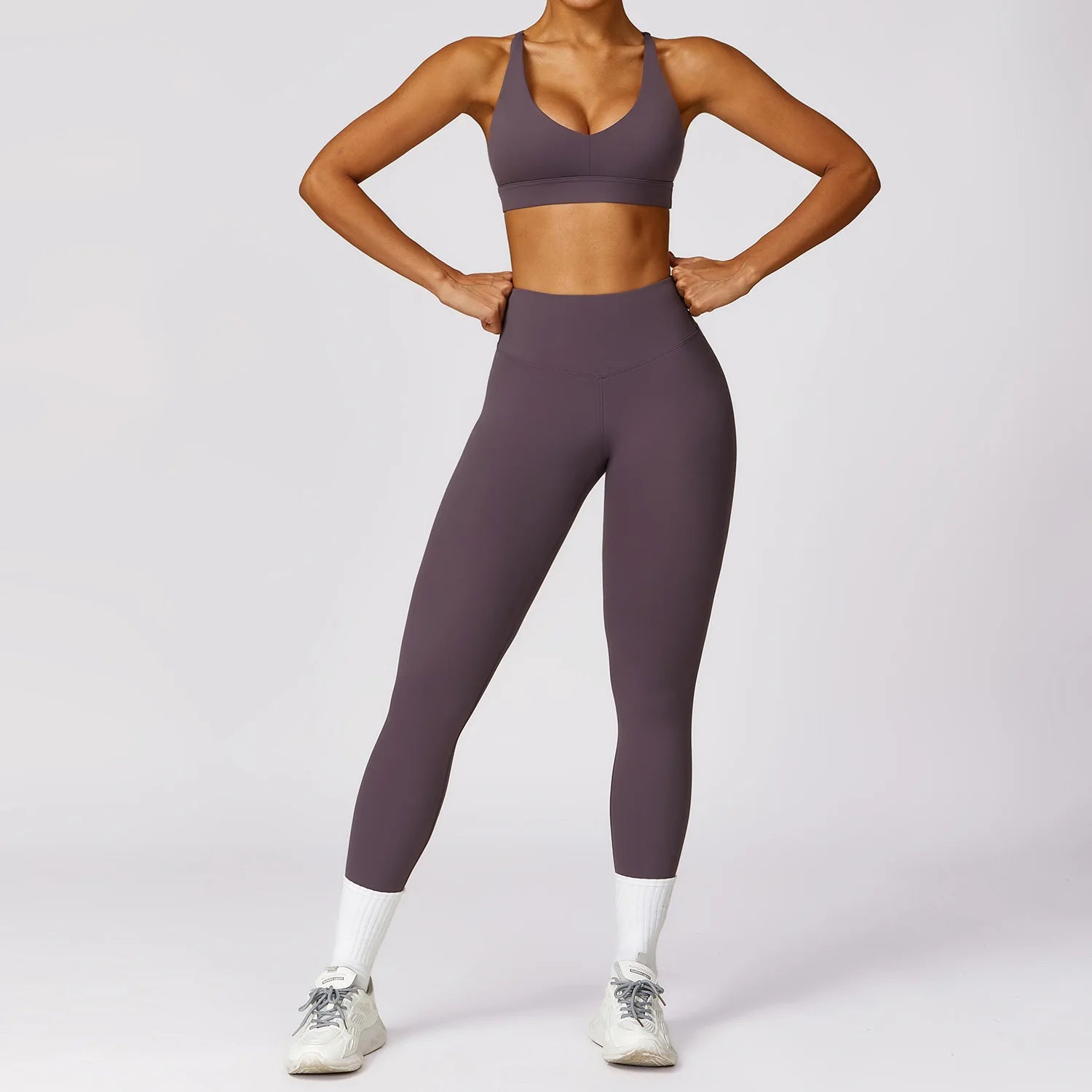 Ensemble Jade Fitness – Leggings et haut de fitness pour femme