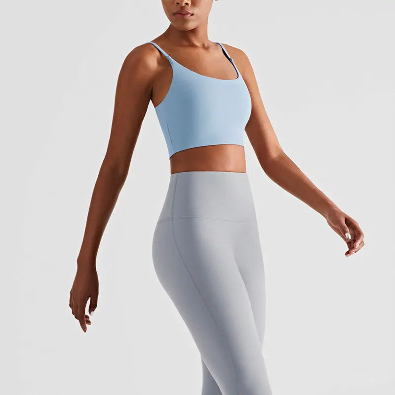 Brassière Fitness Mila – Top Respirant à Bretelles à Séchage Rapide