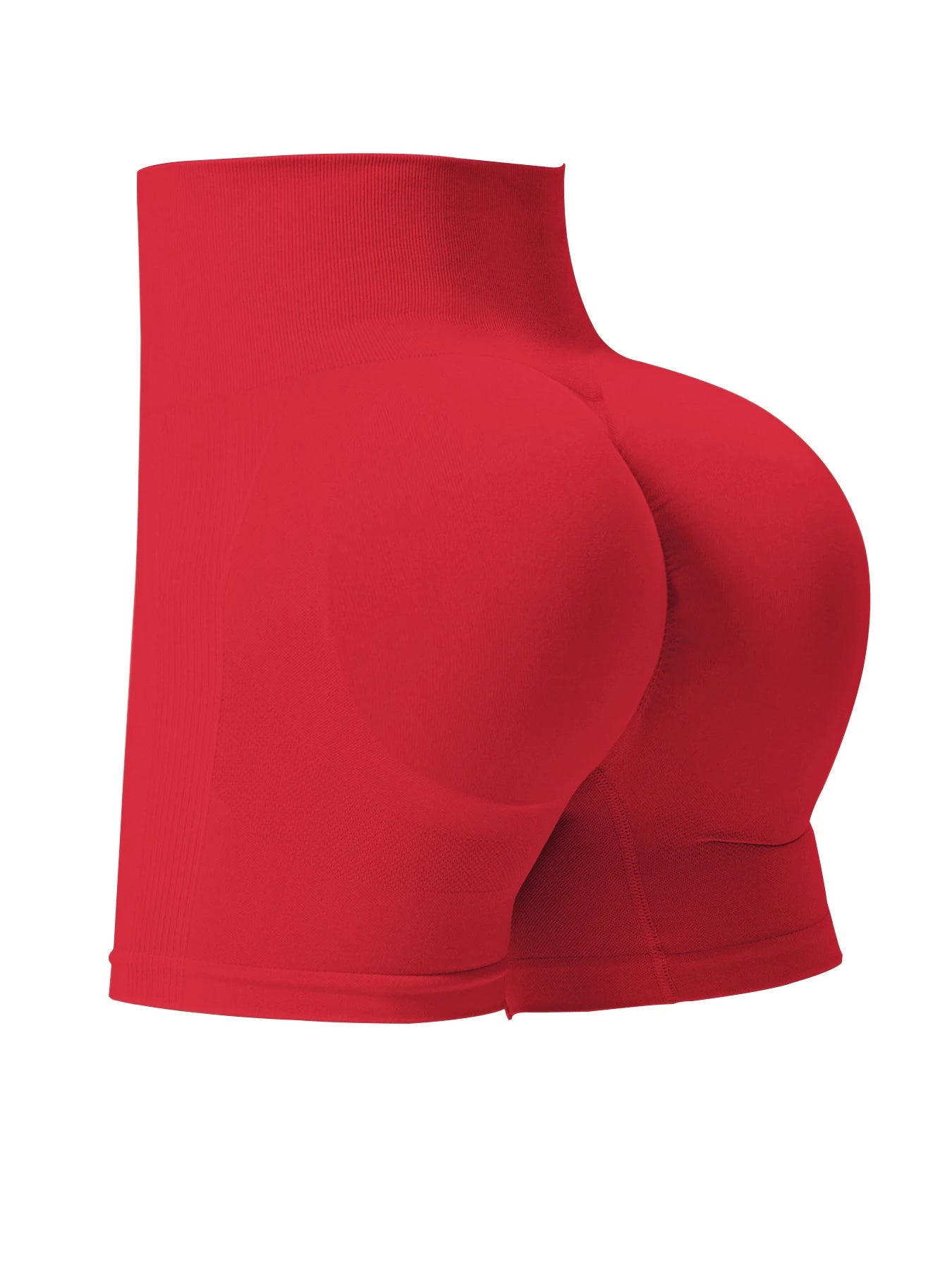 CHRLEISURE Seamless Ribbed Yoga Shorts For Women High Waisted Biker Tights Elastic Workout Slim Sports Leggings Sportswear